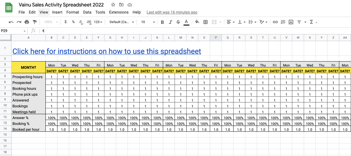 How To Keep Track Of Sales With One Spreadsheet?